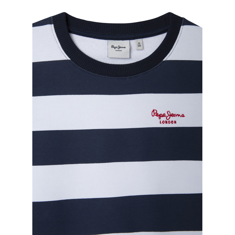 SUDADERA NIÑA PEPE JEANS A RAYAS