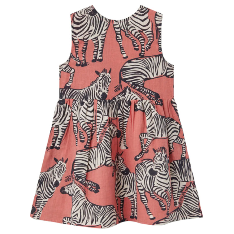 VESTIDO CORTO NIÑA COMPAÑIA FANTASTICA ESTAMPADO SAFARI