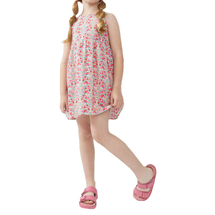 NIÑA VESTIDO CORTO DE NIÑA ESTAMPAD FLOWERS