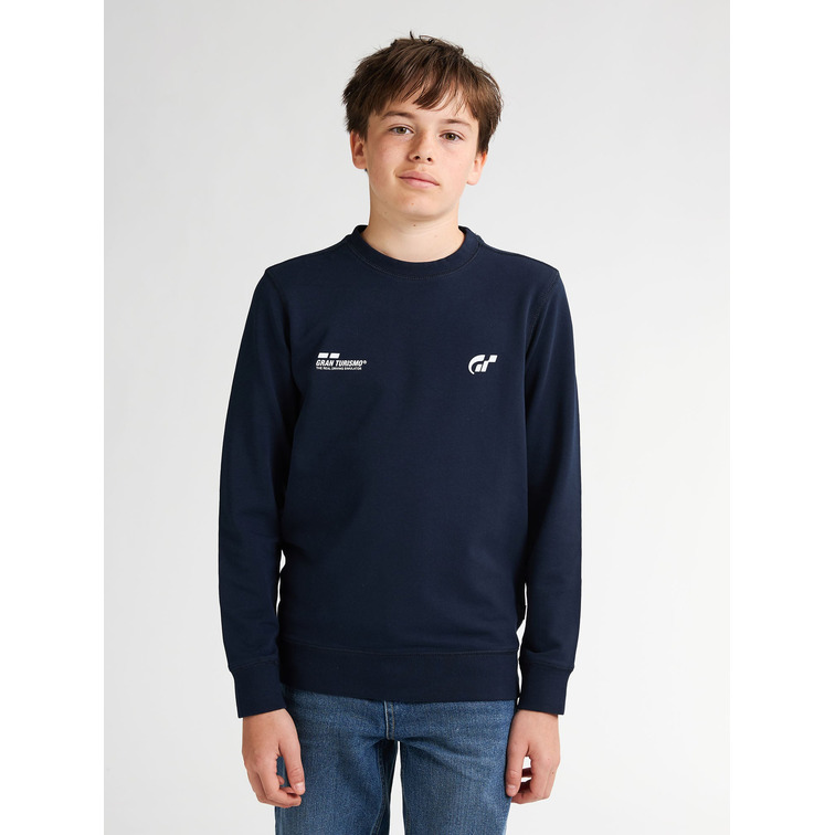 SUDADERA CUELLO REDONDO NIÑO PETROL INDUSTRIES COLECCIÓN GRAN TURISMO