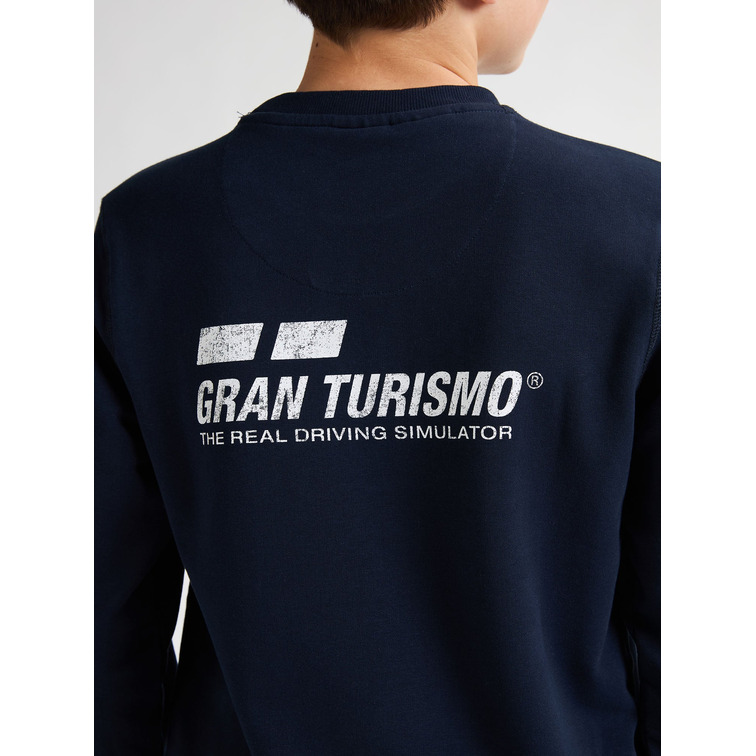 SUDADERA CUELLO REDONDO NIÑO PETROL INDUSTRIES COLECCIÓN GRAN TURISMO