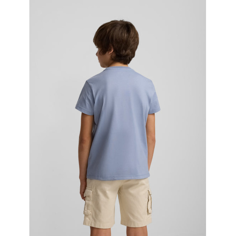 CAMISETA NIÑO SILBON RAQUETA MEDIA FIT REGULAR