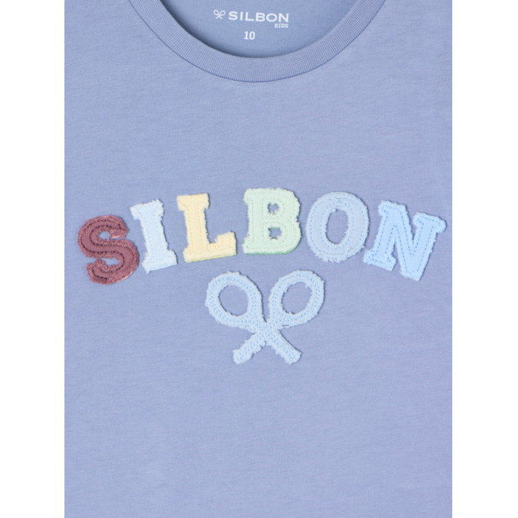 CAMISETA NIÑO SILBON RAQUETA MEDIA FIT REGULAR