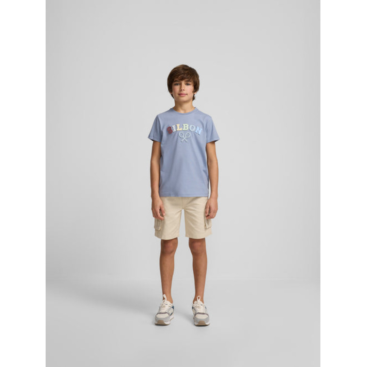 CAMISETA NIÑO SILBON RAQUETA MEDIA FIT REGULAR