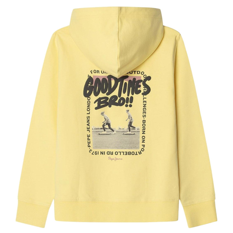 SUDADERA CON CAPUCHA NIÑO PEPE JEANS ESTAMPADA