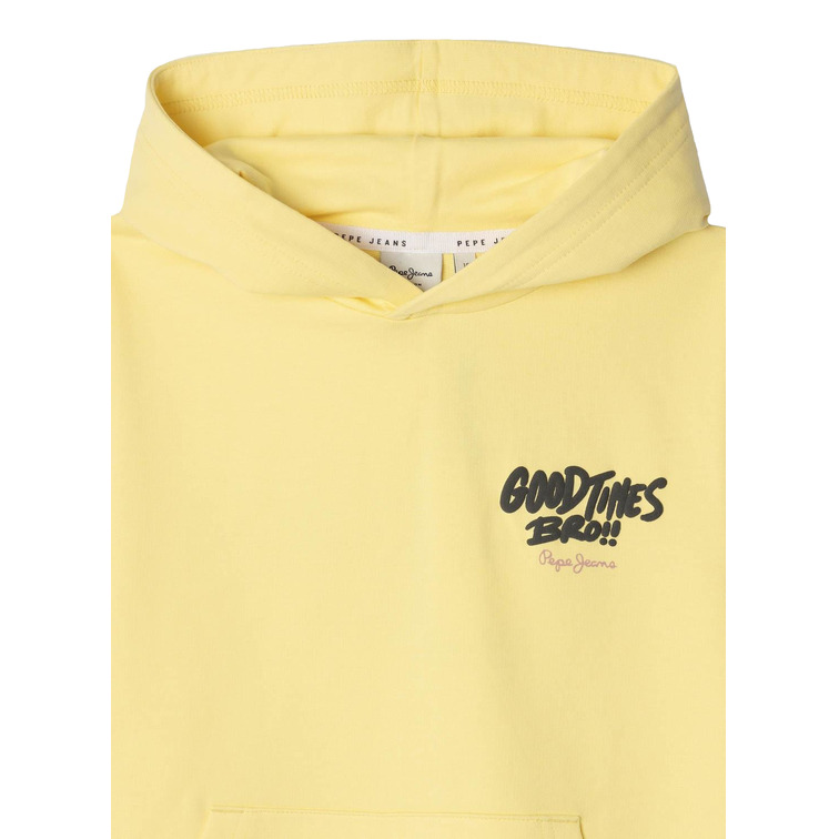 SUDADERA CON CAPUCHA NIÑO PEPE JEANS ESTAMPADA
