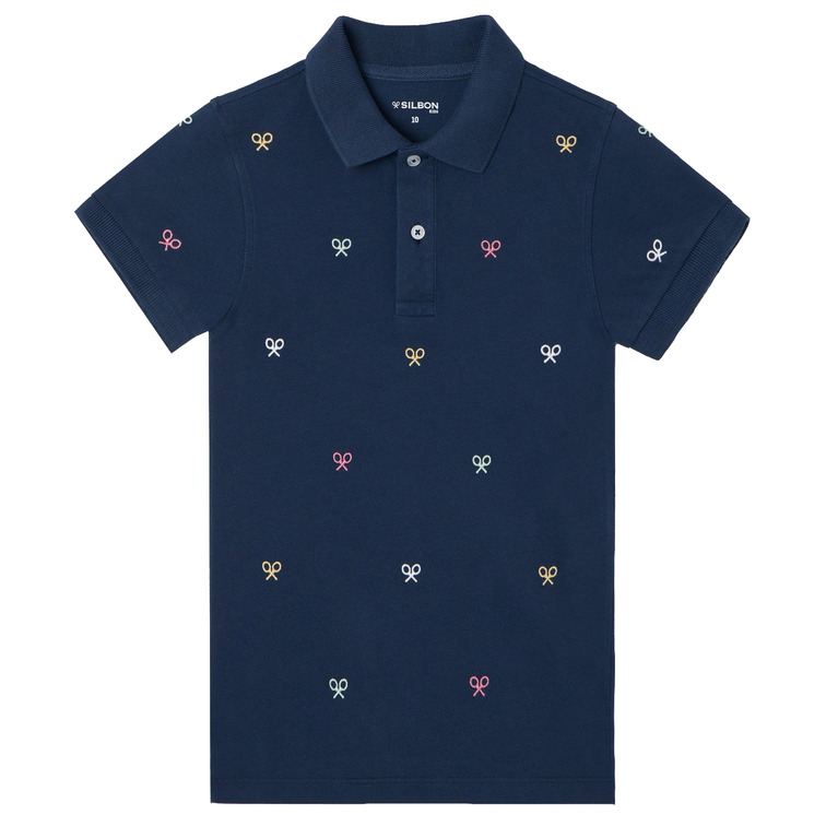 POLO NIÑO  SILBON POLO KIDS MULTIRAQUETA AZUL