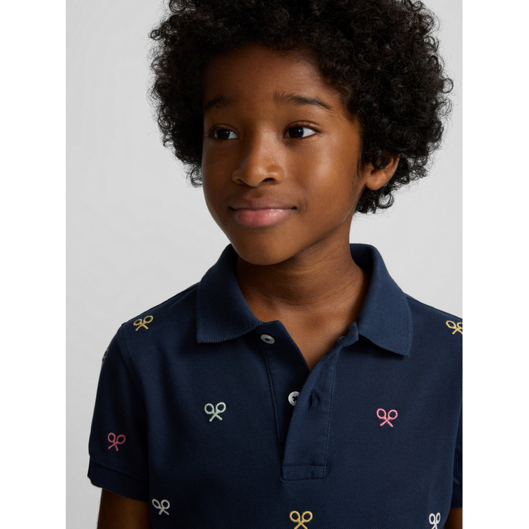 POLO NIÑO  SILBON POLO KIDS MULTIRAQUETA AZUL