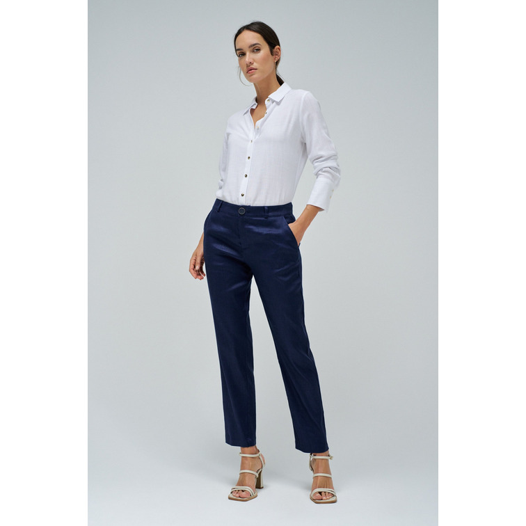PANTALÓN CHINO MUJER SALSA JEANS DE LINO