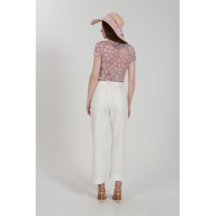 PANTALÓN MUJER YES ZEE CINCO BOLSILLOS CON PINZA