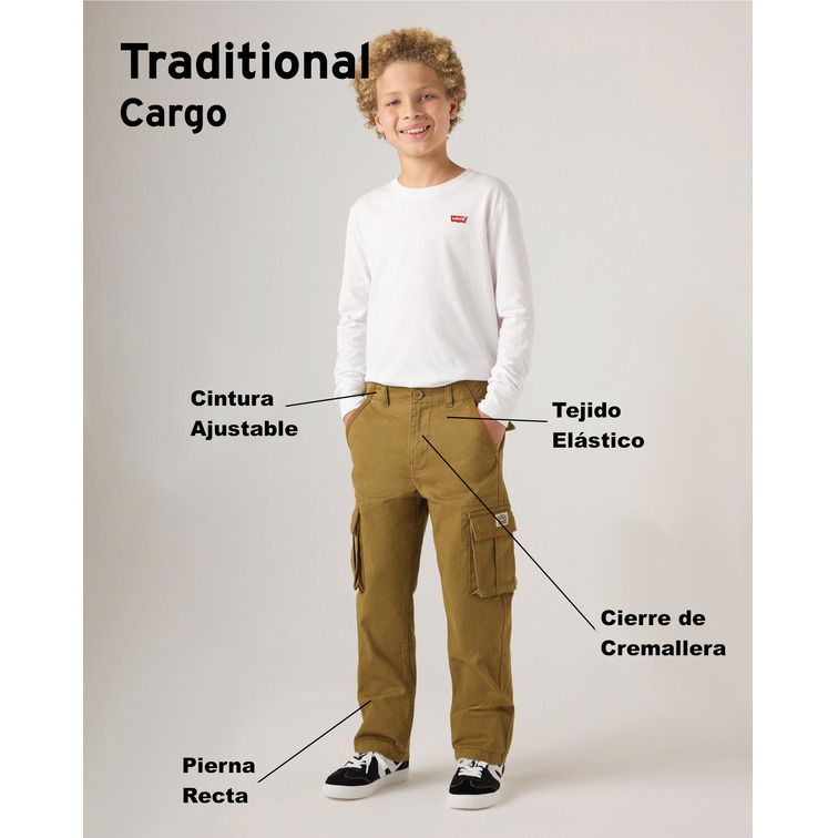 PANTALÓN NIÑO LEVI'S TIPO CARGO TALLAJE ADOLESCENTE