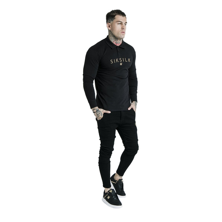 CAMISETA HOMBRE  SIKSILK SIKSILK X DANI ALVES L/S FITTE