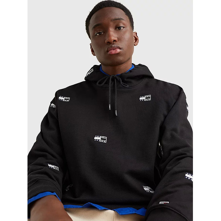 SUDADERA AMPLIA CON CAPUCHA Y LOGO HOMBRE TOMMY JEANS