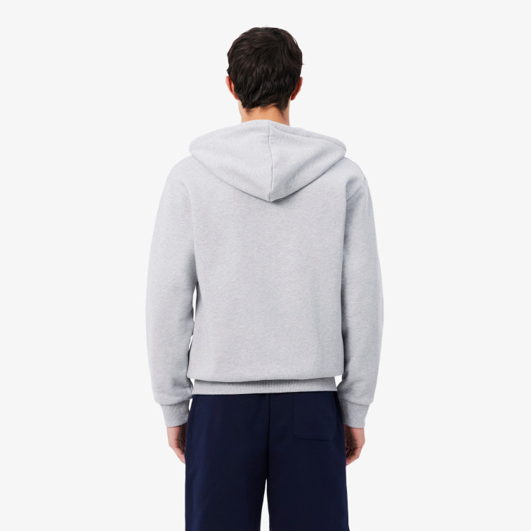 SUDADERA CAPUCHA FELPA HOMBRE LACOSTE CON CREMALLERA