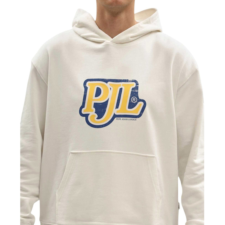 SUDADERA CON CAPUCHA HOMBRE PEPE JEANS LOGO PJL