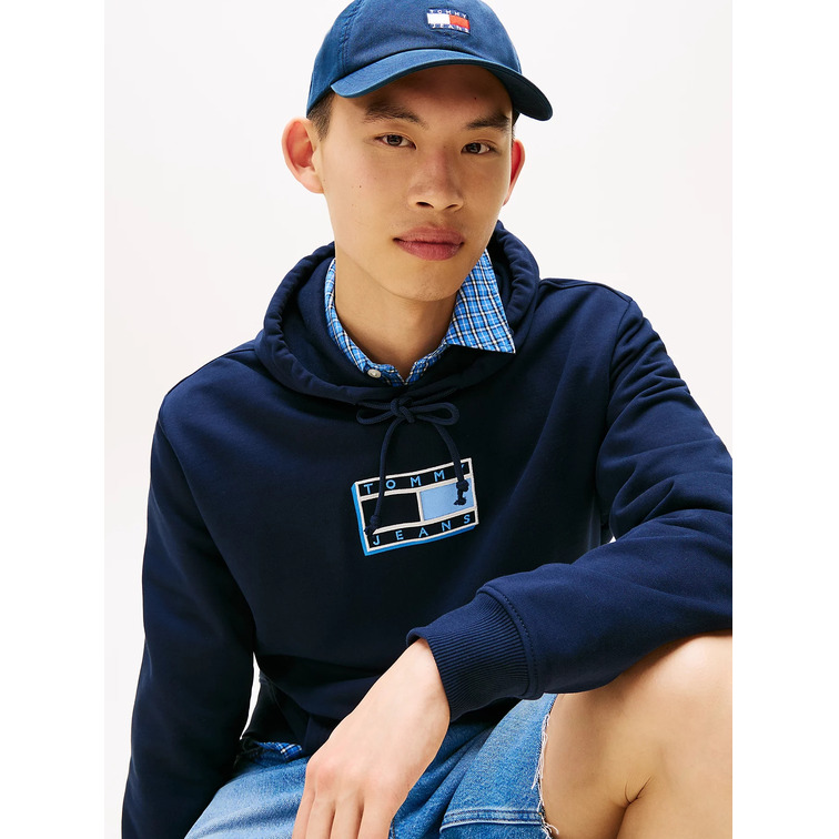 SUDADERA CON CAPUCHA HOMBRE TOMMY JEANS CON LOGO TONAL
