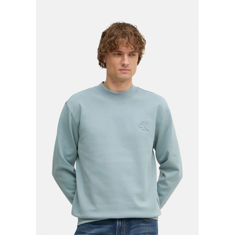 SUDADERA HOMBRE CALVIN KLEIN LOGO EN RELIEVE FIT REGULAR