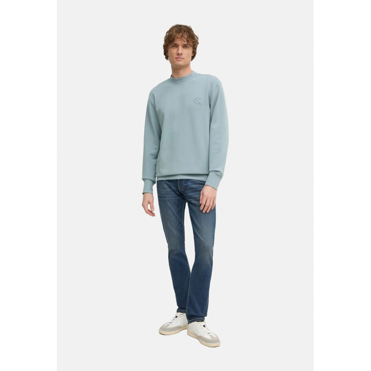 SUDADERA HOMBRE CALVIN KLEIN LOGO EN RELIEVE FIT REGULAR
