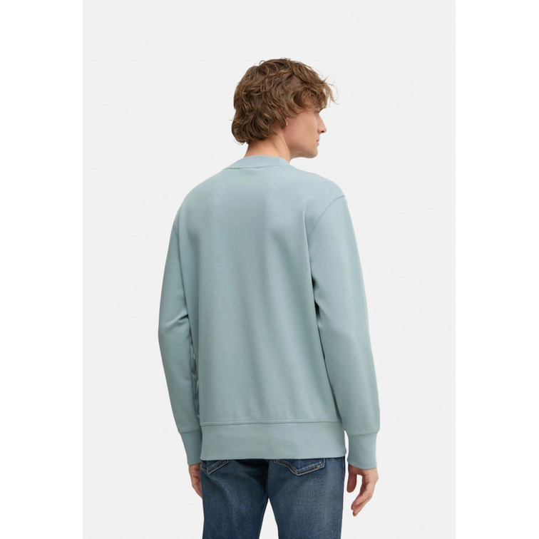 SUDADERA HOMBRE CALVIN KLEIN LOGO EN RELIEVE FIT REGULAR