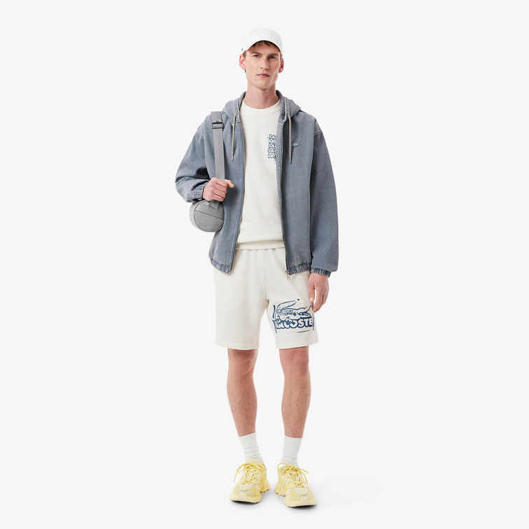 SUDADERA HOMBRE LACOSTE ESTAMPADO GRÁFICO
