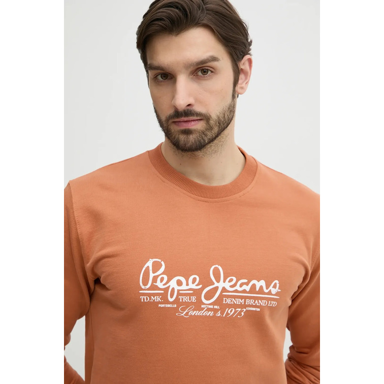 SUDADERA HOMBRE PEPE JEANS LOGO ESTAMPADO FIT REGULAR