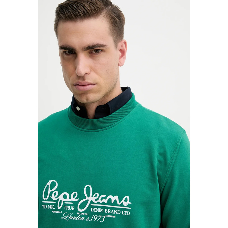 SUDADERA HOMBRE PEPE JEANS LOGO ESTAMPADO FIT REGULAR