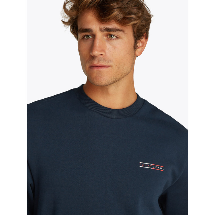 SUDADERA HOMBRE TOMMY JEANS CON LOGO FIT REGULAR