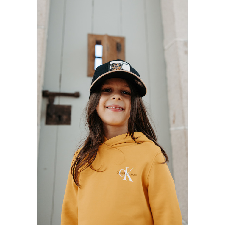 SUDADERA INFANTIL CALVIN KLEIN CON CAPUCHA Y LOGO