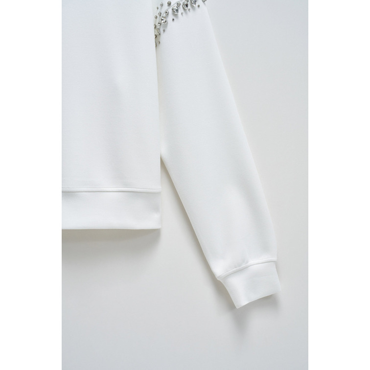 SUDADERA MUJER SALSA JEANS CON BRILLANTES