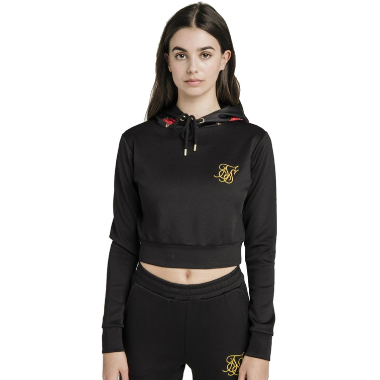 SUDADERA MUJER  SIKSILK SIKSILK MAJESTIC CROPPED TRACK