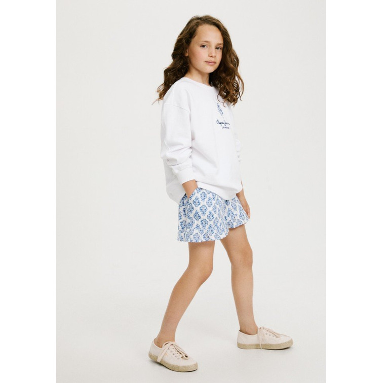 SUDADERA NIÑA PEPE JEANS LOGO ESTAMPADO