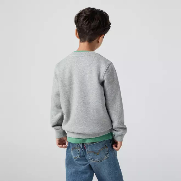 SUDADERA NIÑO LEVIS CON STREAMLINE MONOGRAMA