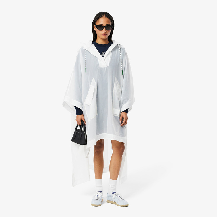 SUDADERA UNISEX LACOSTE DE FELPA ESTAMPADA