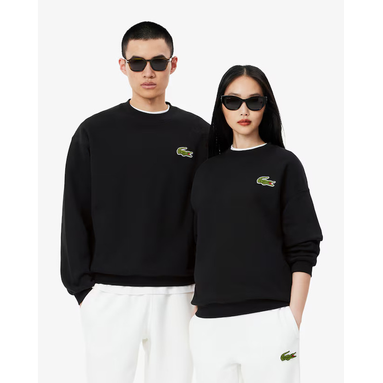 SUDADERA UNISEX LACOSTE FIT HOLGADO