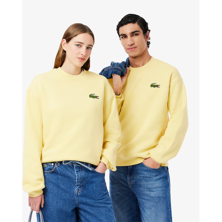 SUDADERA UNISEX LACOSTE FIT HOLGADO