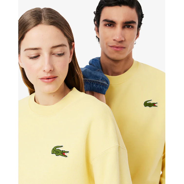 SUDADERA UNISEX LACOSTE FIT HOLGADO