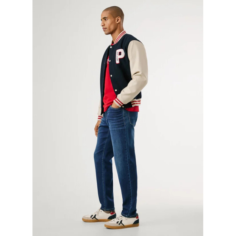 VAQUERO HOMBRE PEPE JEANS CAGE FIT RELAXED TIRO CAÍDO