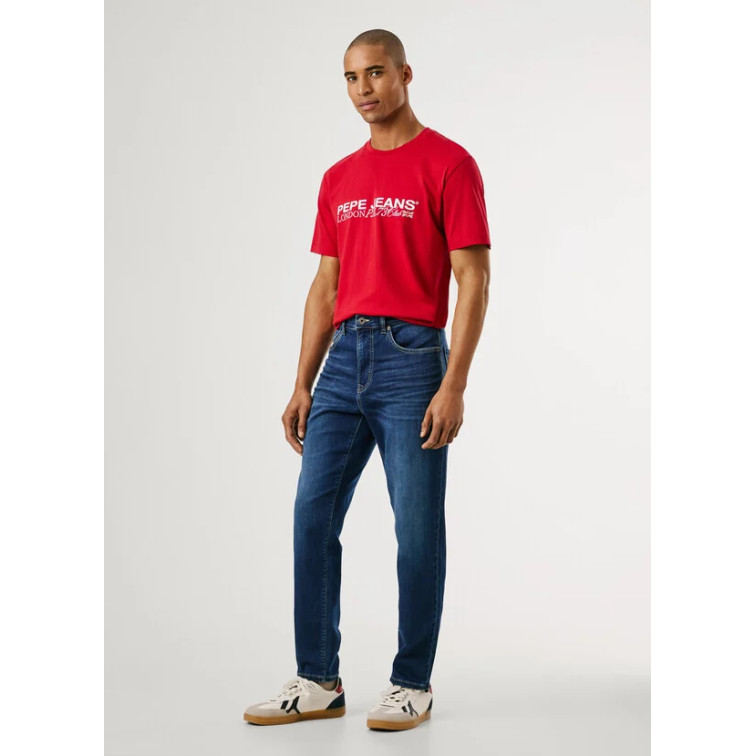 VAQUERO HOMBRE PEPE JEANS CAGE FIT RELAXED TIRO CAÍDO