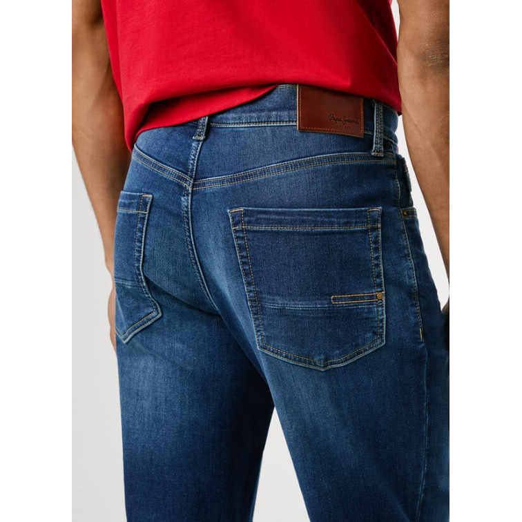 VAQUERO HOMBRE PEPE JEANS CAGE FIT RELAXED TIRO CAÍDO