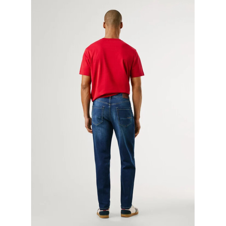 VAQUERO HOMBRE PEPE JEANS CAGE FIT RELAXED TIRO CAÍDO