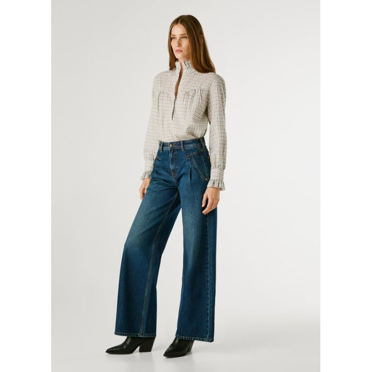VAQUERO MUJER PEPE JEANS FIT WIDE TIRO ALTO