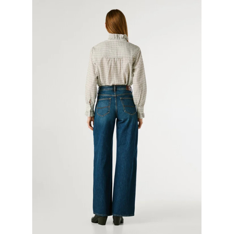 VAQUERO MUJER PEPE JEANS FIT WIDE TIRO ALTO