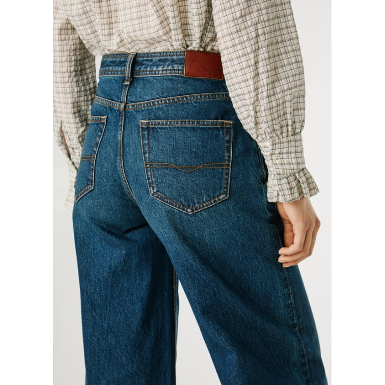 VAQUERO MUJER PEPE JEANS FIT WIDE TIRO ALTO