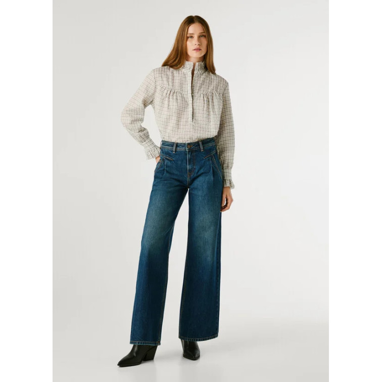 VAQUERO MUJER PEPE JEANS FIT WIDE TIRO ALTO