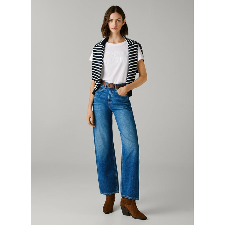 VAQUERO MUJER PEPE JEANS LEXA FIT RECTO TIRO ALTO