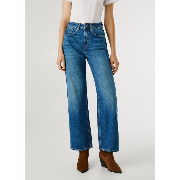 VAQUERO MUJER PEPE JEANS LEXA FIT RECTO TIRO ALTO