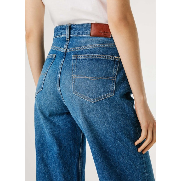 VAQUERO MUJER PEPE JEANS LEXA FIT RECTO TIRO ALTO