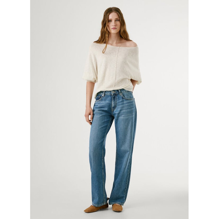 VAQUERO MUJER PEPE JEANS NICKY FIT LOOSE TIRO BAJO