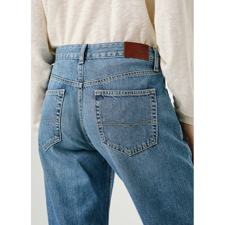 VAQUERO MUJER PEPE JEANS NICKY FIT LOOSE TIRO BAJO