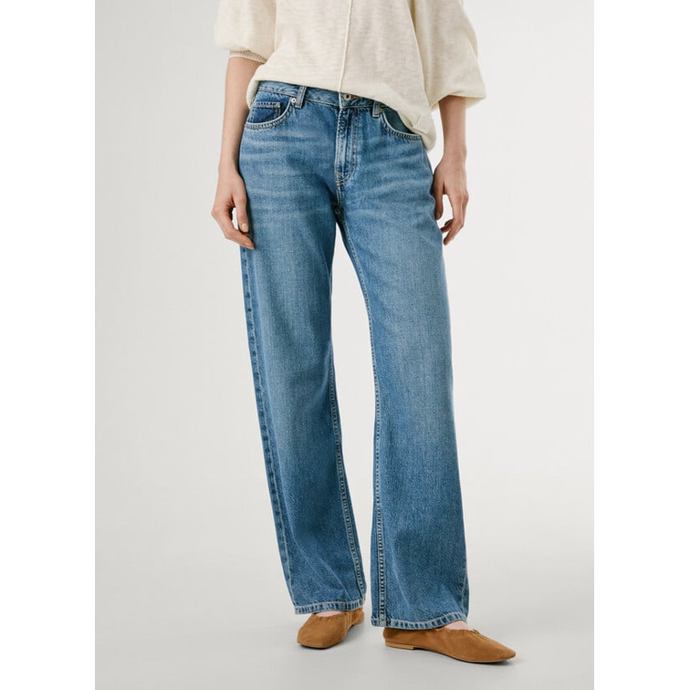 VAQUERO MUJER PEPE JEANS NICKY FIT LOOSE TIRO BAJO